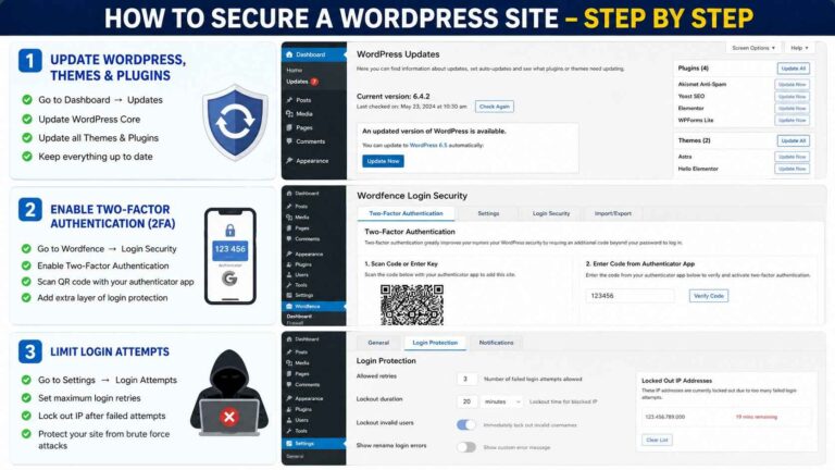 How to Secure a WordPress Site: The Complete Guide for Website Owners (2026)